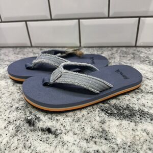 Sanuk Y Fraidy Stacker Slip On Flip Flops Sandal Shoes Youth‎ Size 13-1 New